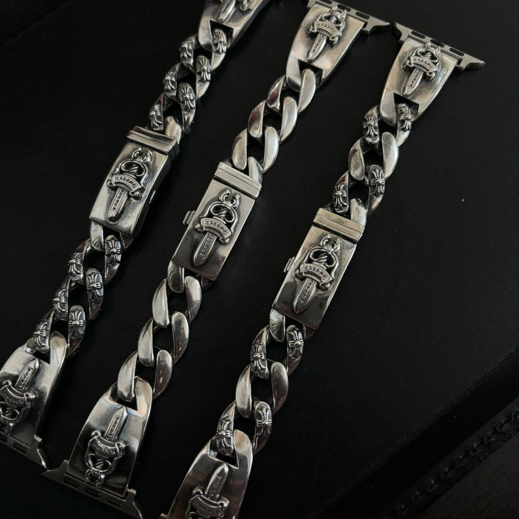 Sword Buckle Cross Watch Strap