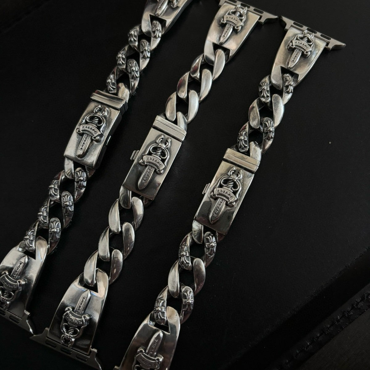 Sword Buckle Cross Watch Strap