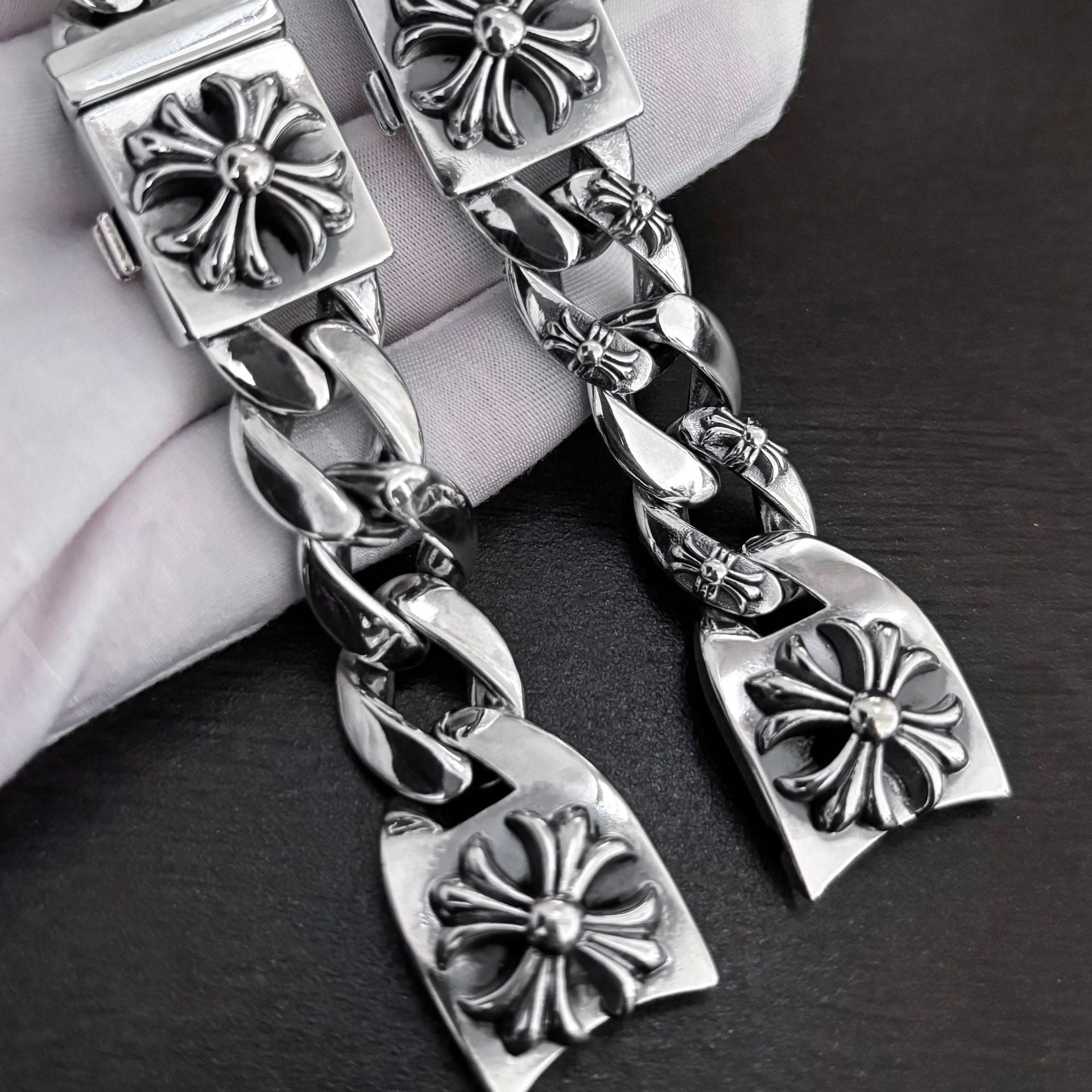 Cross Half Flower Watch Strap