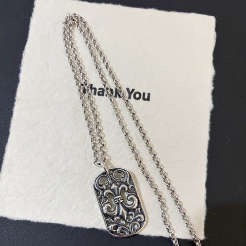 Anchor Hollow Domineering Pendant Necklace