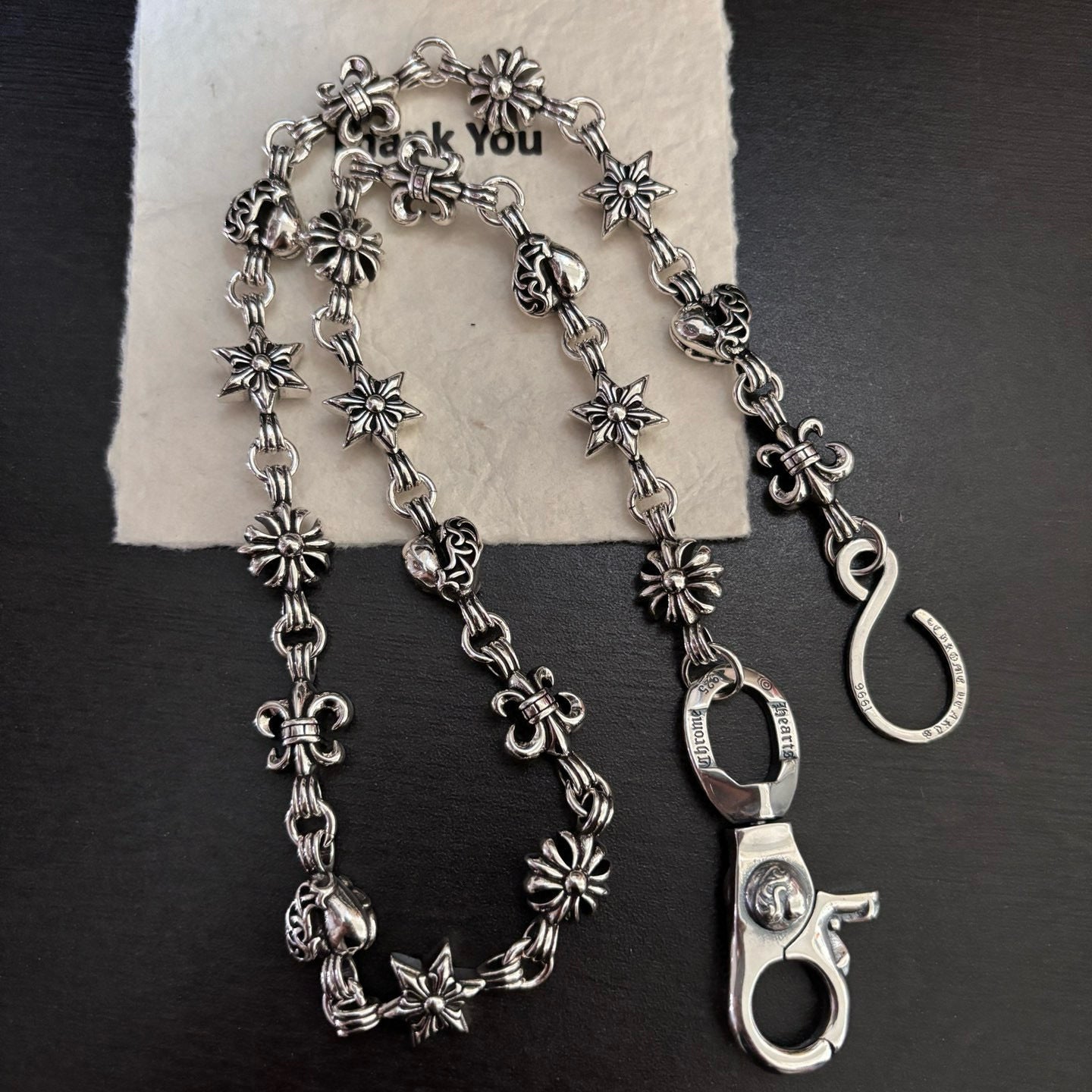 Anchor Cross Flower Love Six-Pointed Star Trouser Chain