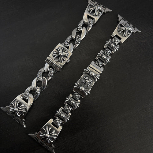All-Match Cross Print Watch Strap