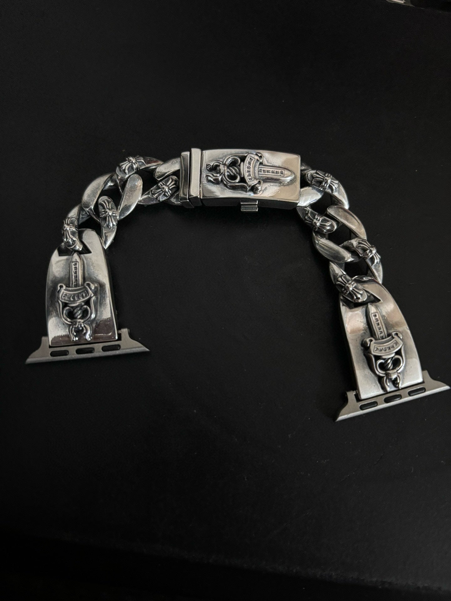 Sword Buckle Cross Watch Strap
