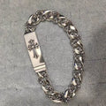 Half-Floral plus Cross Bracelet