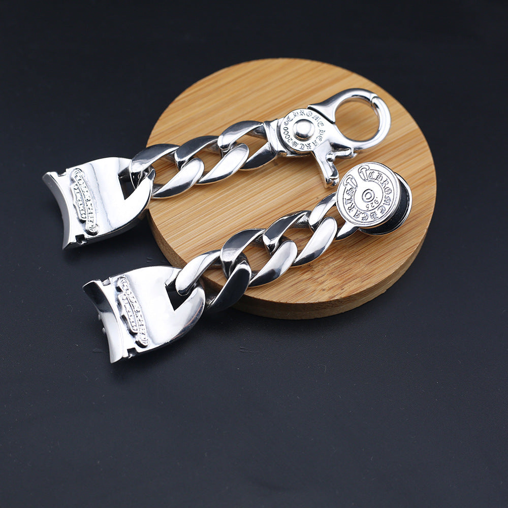 Cross Flower Buckle Watch Strap