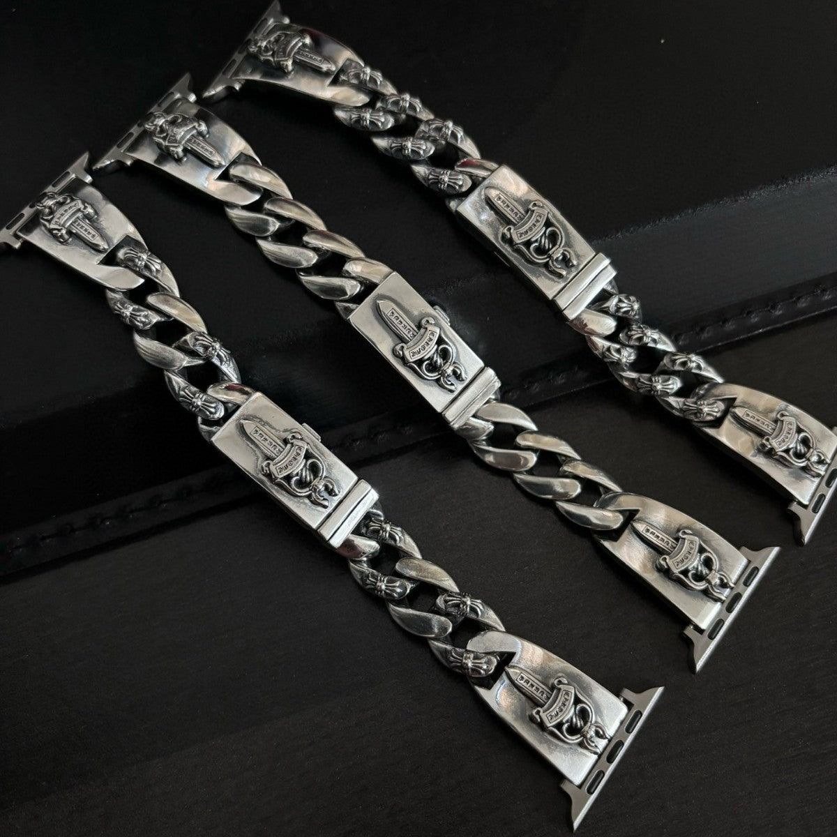 Sword Buckle Cross Watch Strap