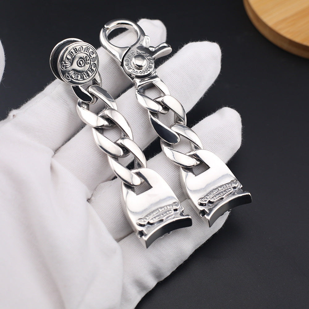 Cross Flower Buckle Watch Strap