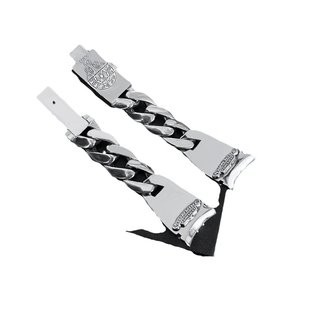 Sword Cross Flower Watch Strap
