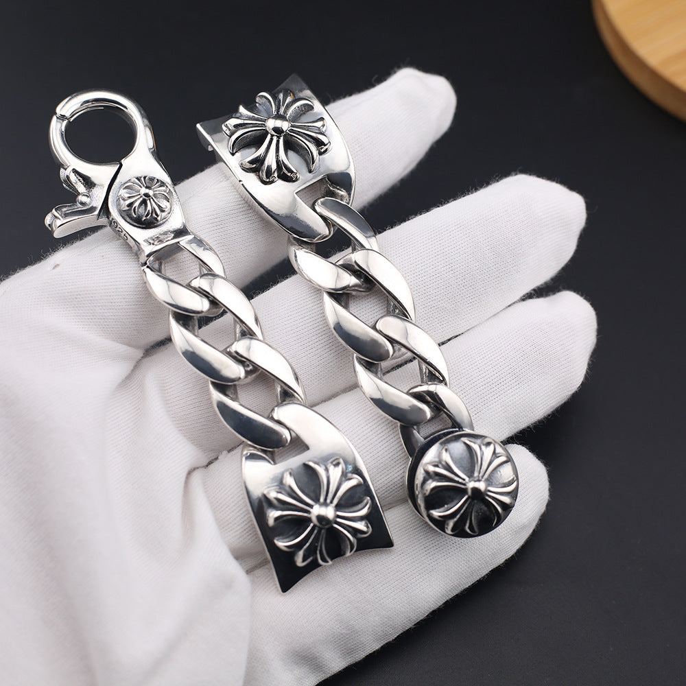 Cross Flower Buckle Watch Strap