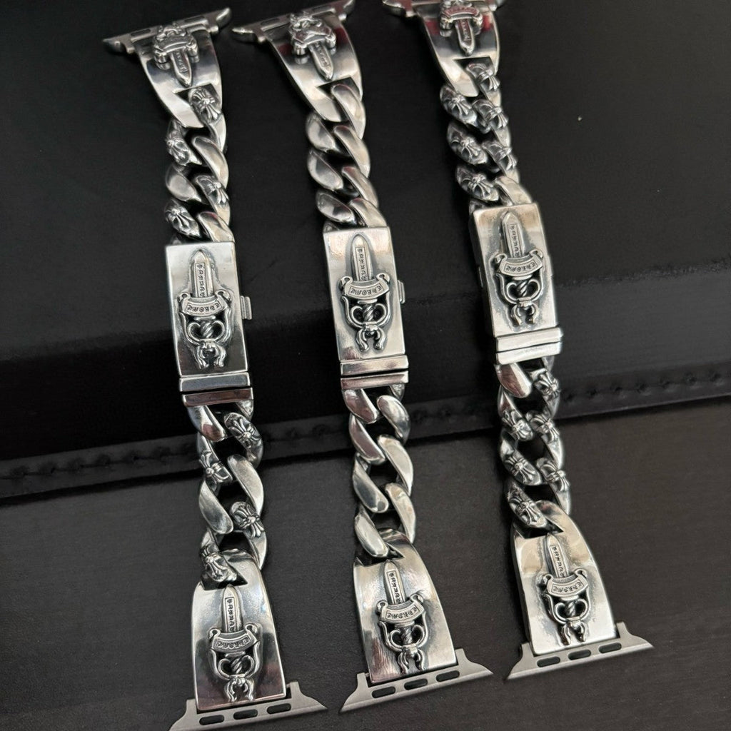 Sword Buckle Cross Watch Strap