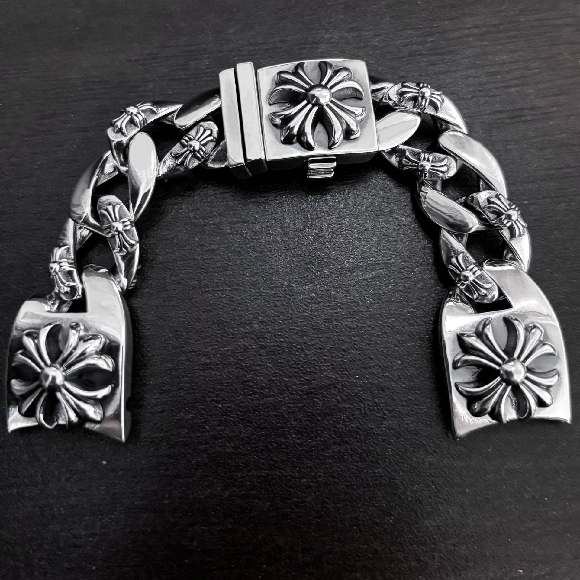 Cross Half Flower Watch Strap