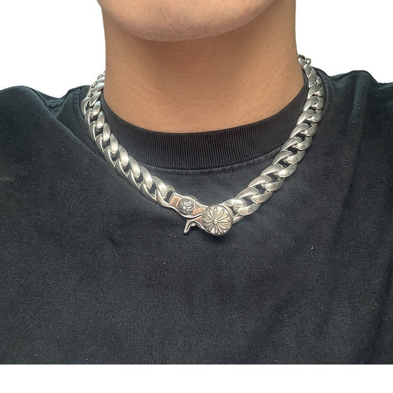 Lobster Clasp Cuban Thick Necklace