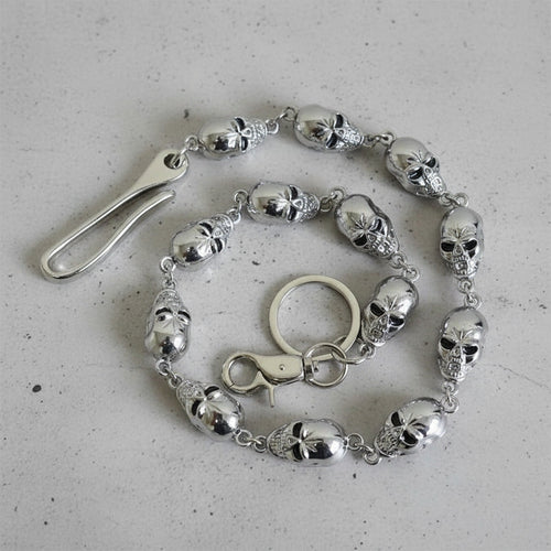 Big Ghost Head Hip-Hop Pants Chain
